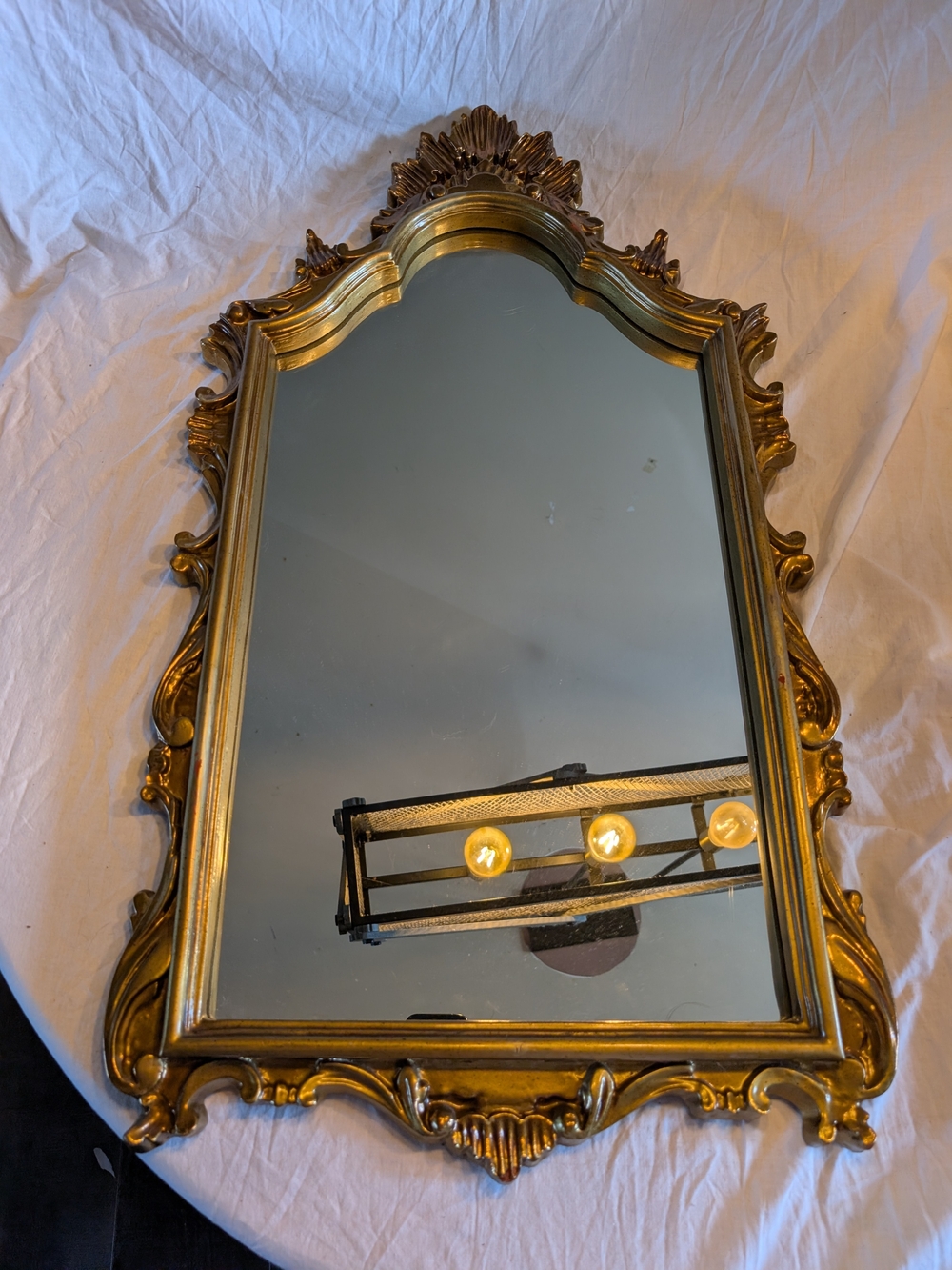 Vintage Gold Ornate Wall Mirror